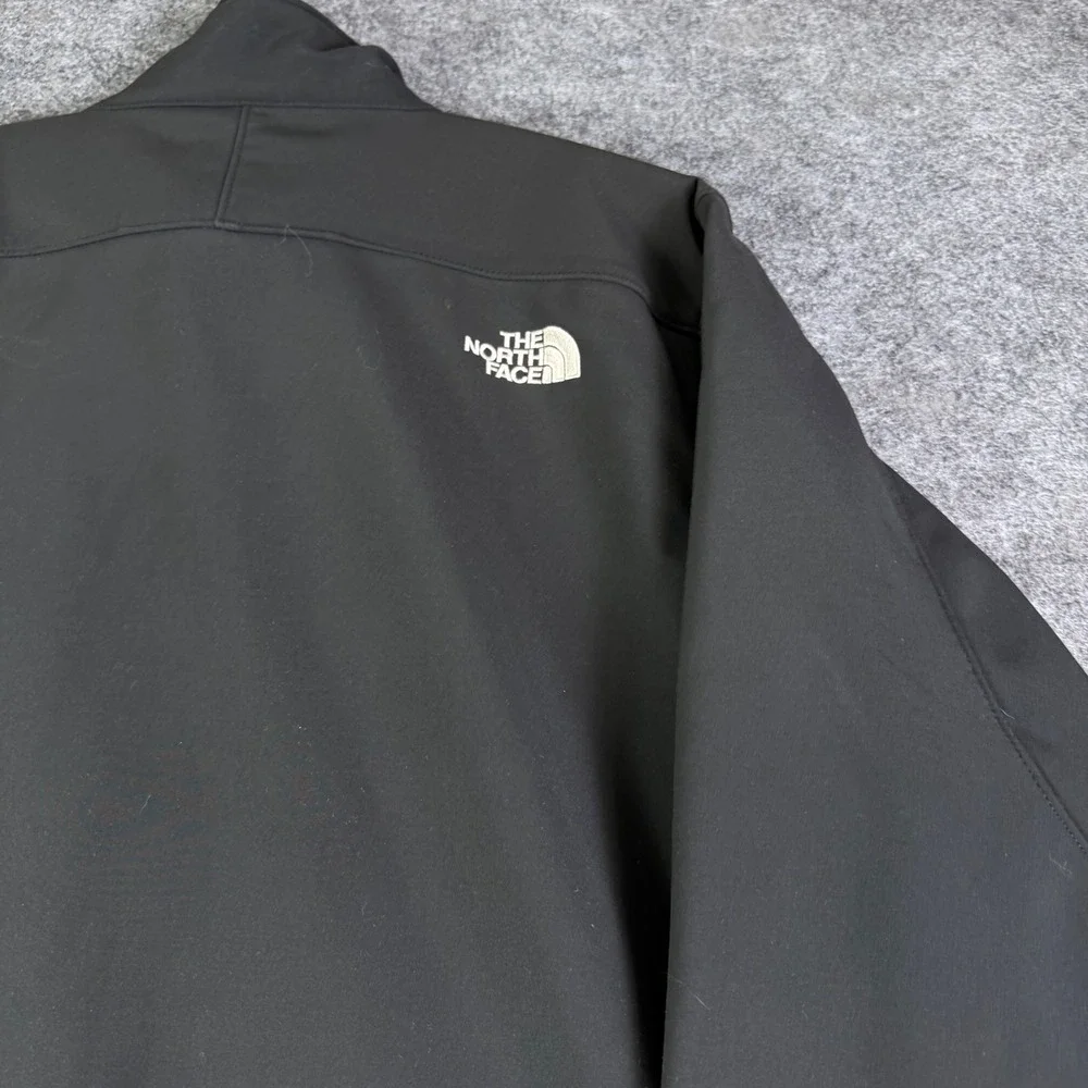 The North Face Mens Apex Bionic Softshell Jacket Black Full Zip Large